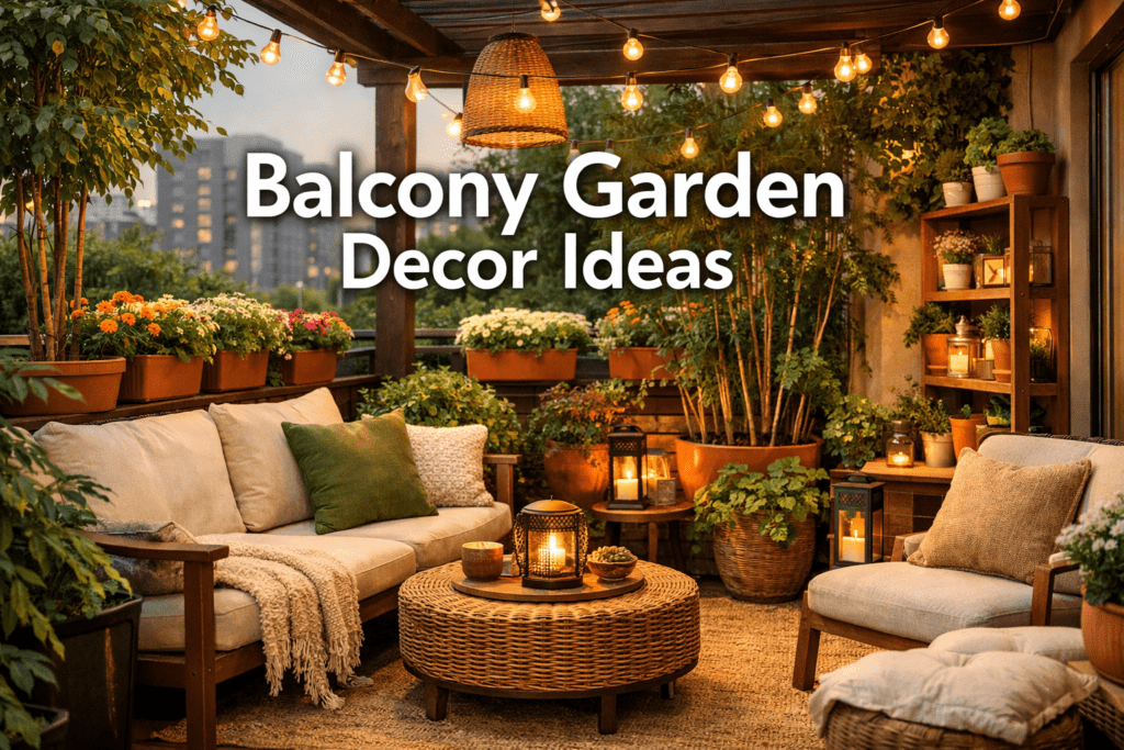 Balcony Garden Decor Ideas