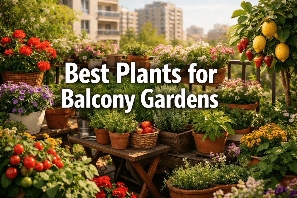 Best Plants for Balcony Gardens