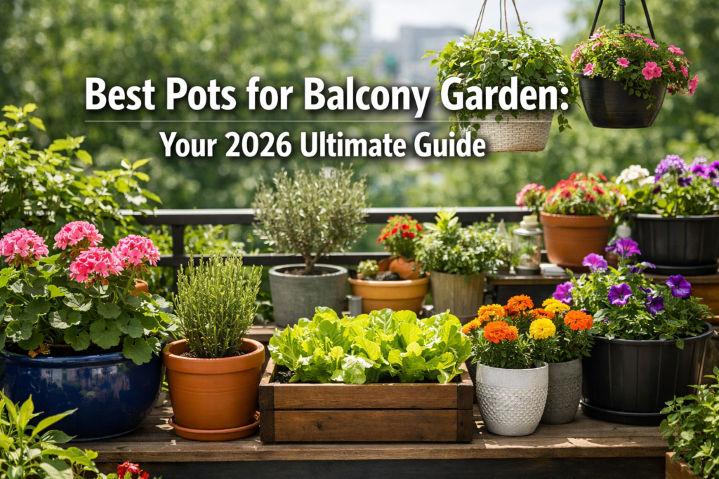 Best Pots for Balcony Garden