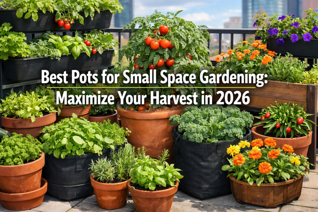 Best Pots for Small Space Gardening