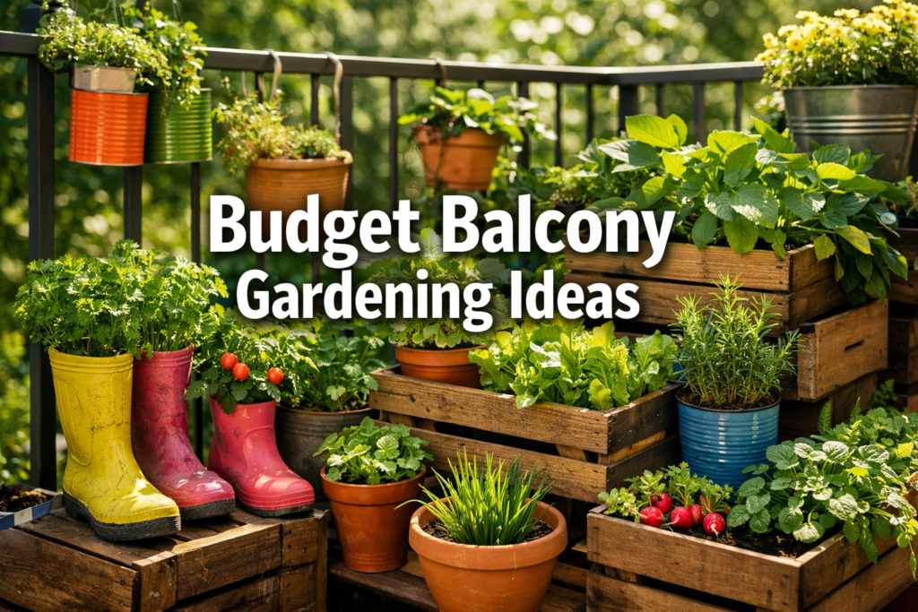 Budget Balcony Gardening Ideas