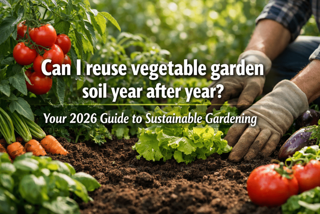 Can I reuse vegetable garden soil year after year?