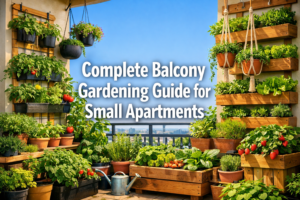 Complete Balcony Gardening Guide for Small Apartments