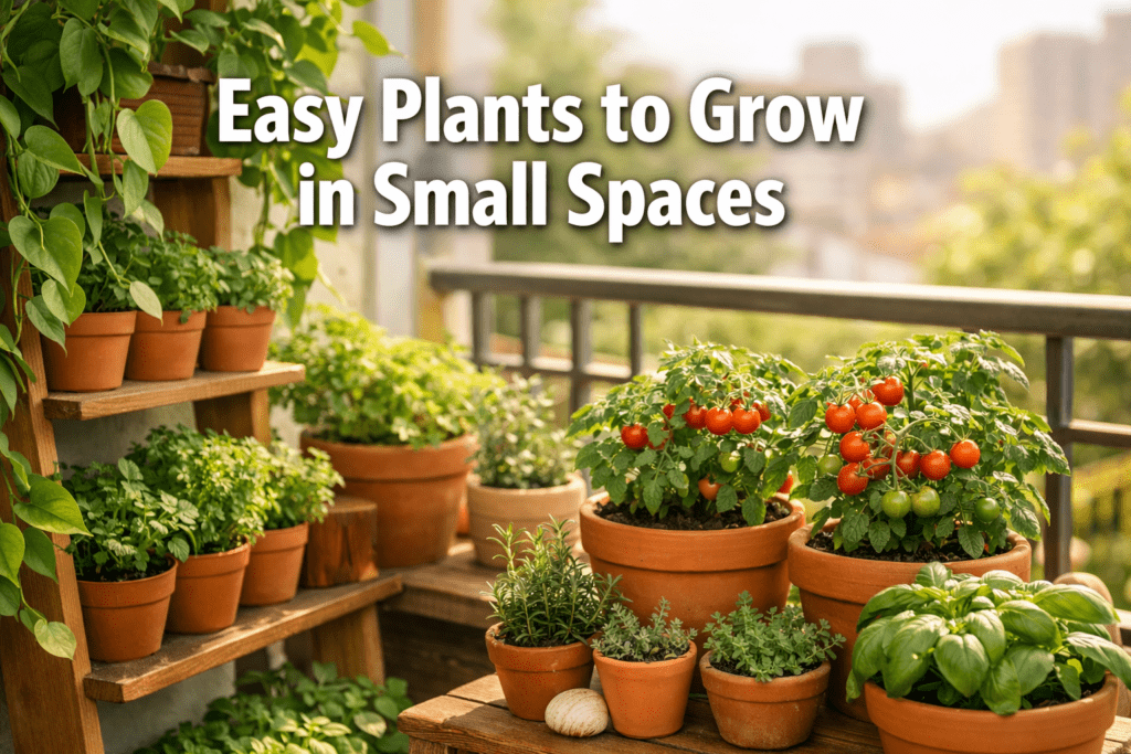 Easy Plants to Grow in Small Spaces