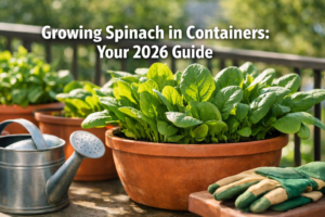 Growing Spinach in Containers