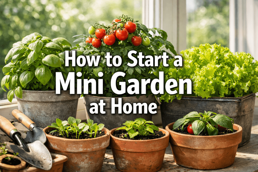 How to Start a Mini Garden at Home