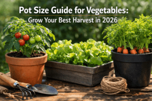 Pot Size Guide for Vegetables