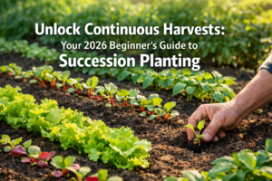What is a succession planting schedule for beginners (what and when)?