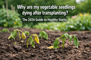 Why are my vegetable seedlings dying after transplanting?