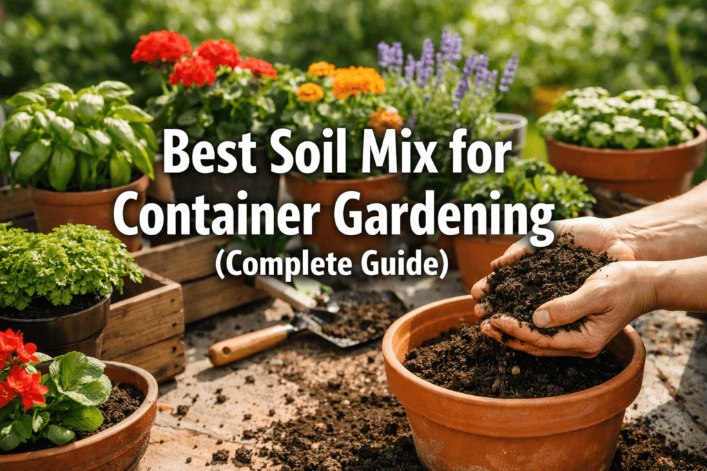 Best Soil Mix for Container Gardening (Complete Guide)