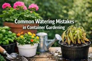 Common Watering Mistakes in Container Gardening
