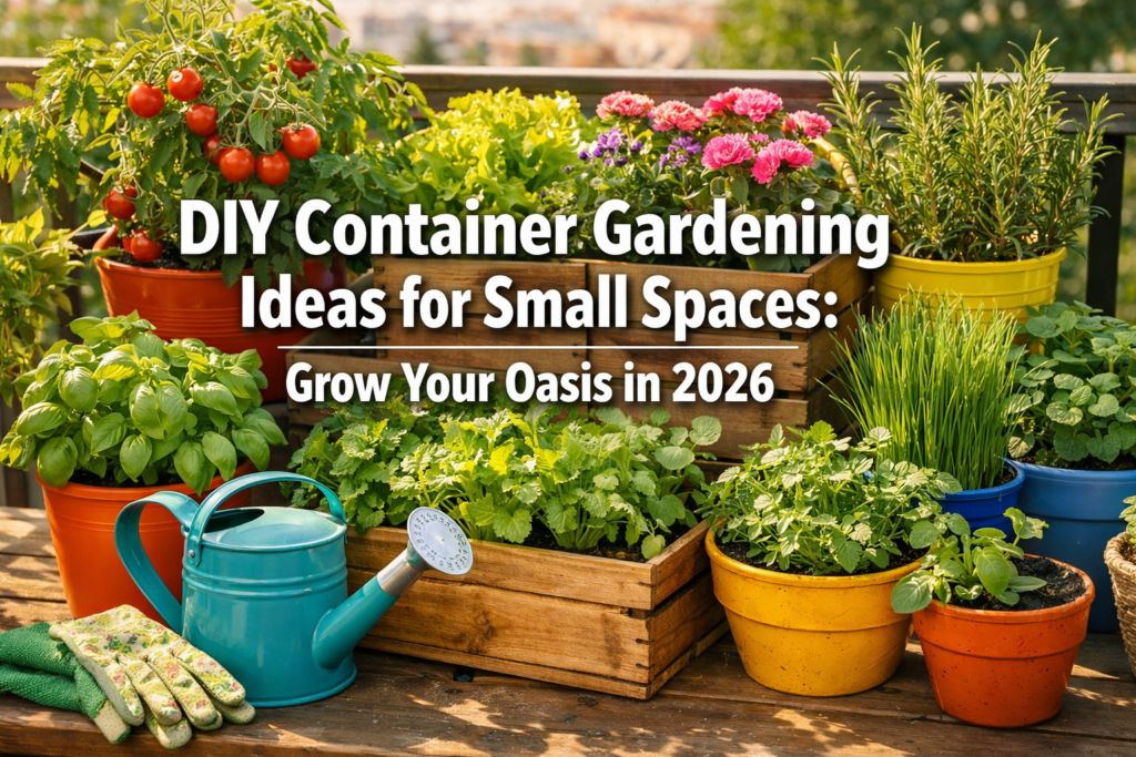 DIY Container Gardening Ideas for Small Spaces