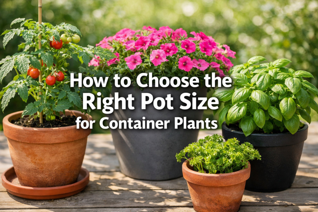 How to Choose the Right Pot Size for Container Plants