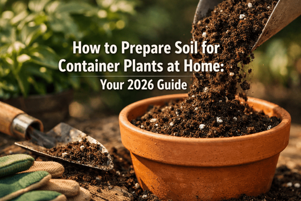 How to Prepare Soil for Container Plants at Home