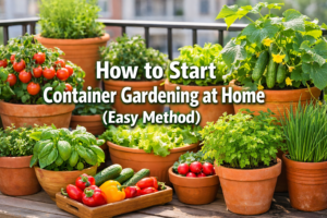 How to Start Container Gardening at Home (Easy Method)