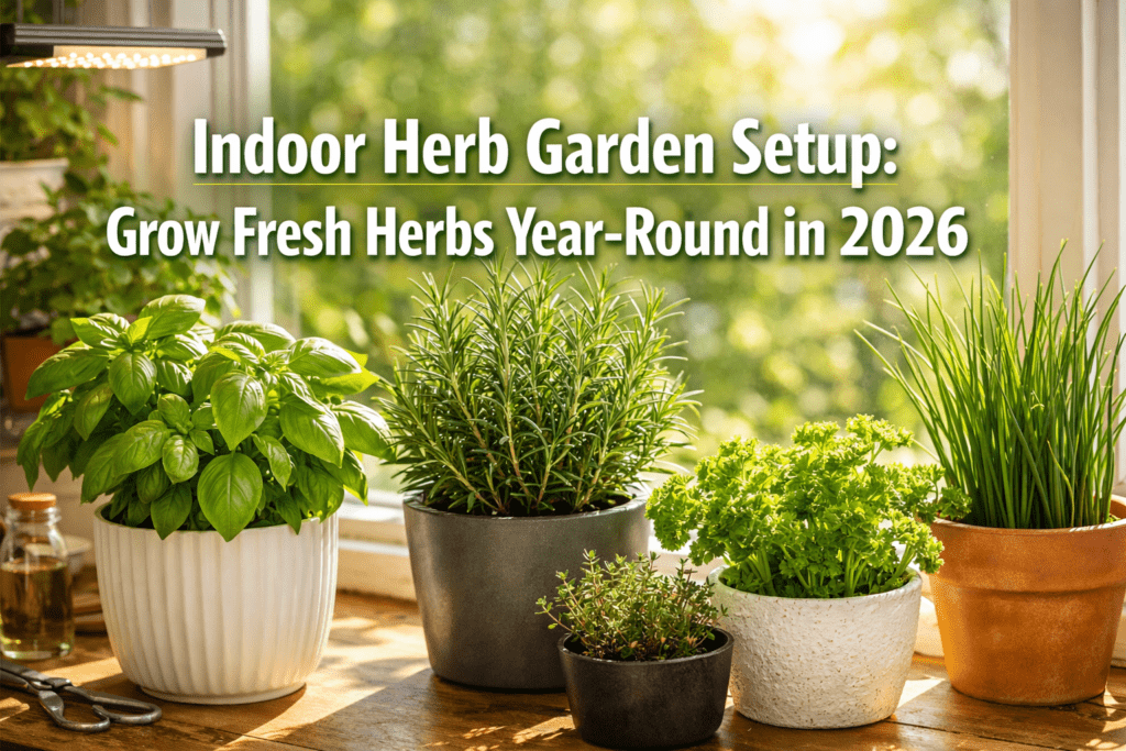 Indoor Herb Garden Setup