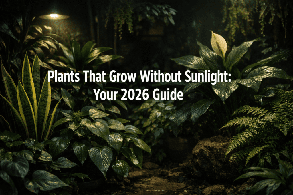 Plants That Grow Without Sunlight