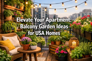 balcony garden ideas apartment USA