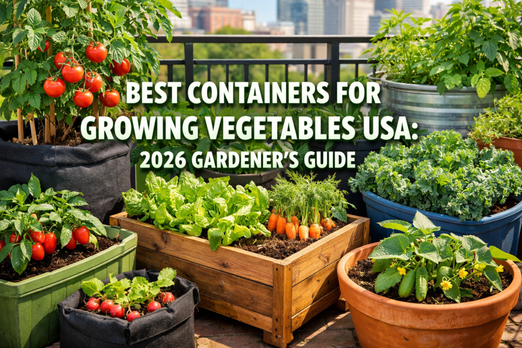 best containers for growing vegetables USA