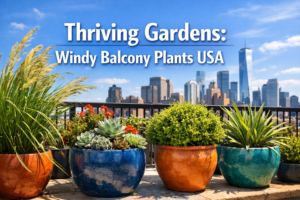 windy balcony plants USA
