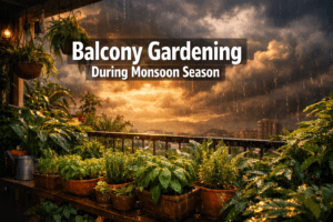 Balcony Gardening During Monsoon Season