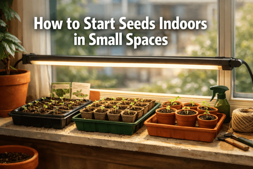 How to Start Seeds Indoors in Small Spaces