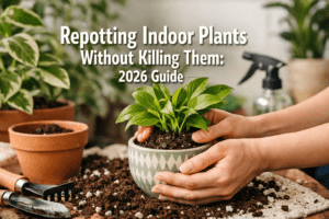 Repotting indoor plants without killing them: complete guide