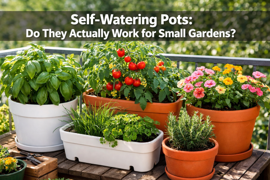 Self-Watering Pots: Do They Actually Work for Small Gardens?