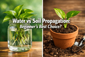 Water vs soil propagation for beginners: which is better?