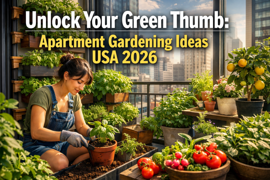 apartment gardening ideas USA