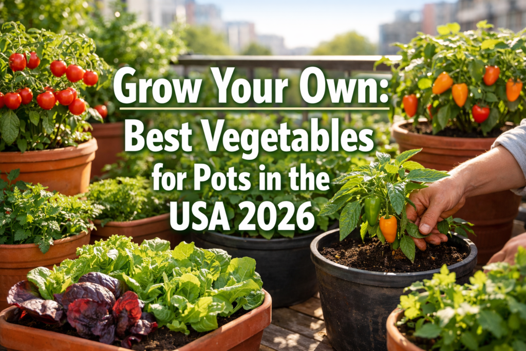 best vegetables to grow in pots USA