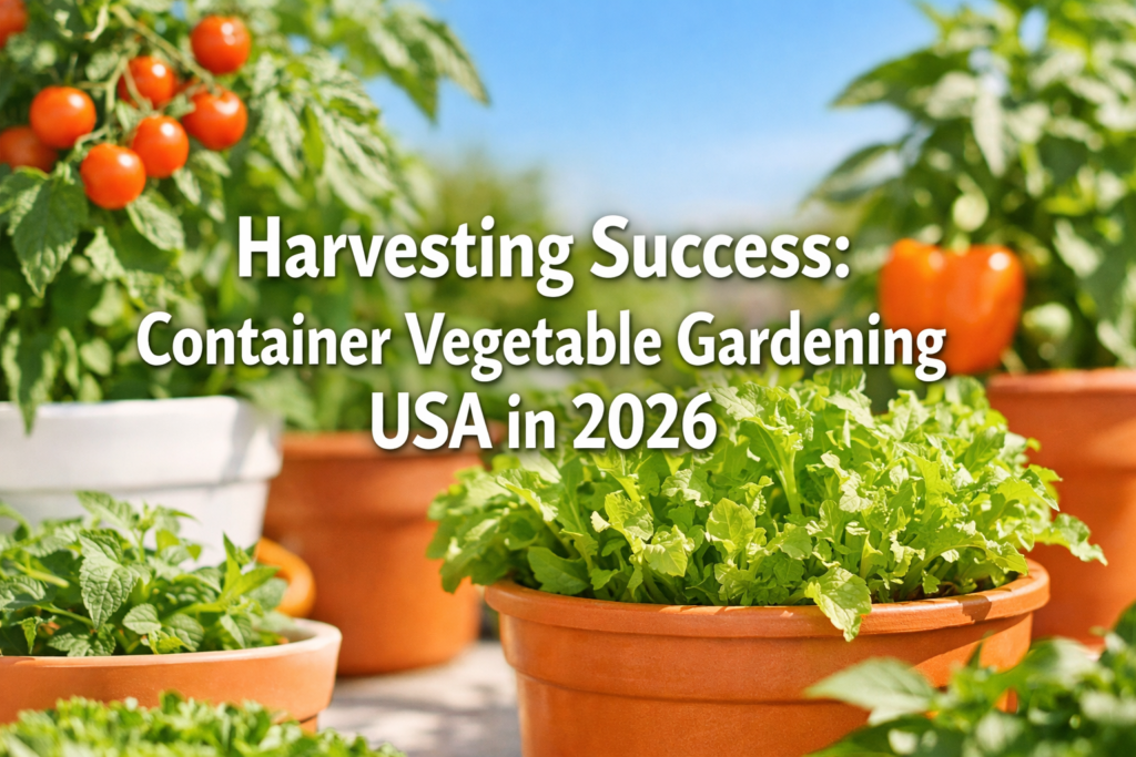 container vegetable gardening USA