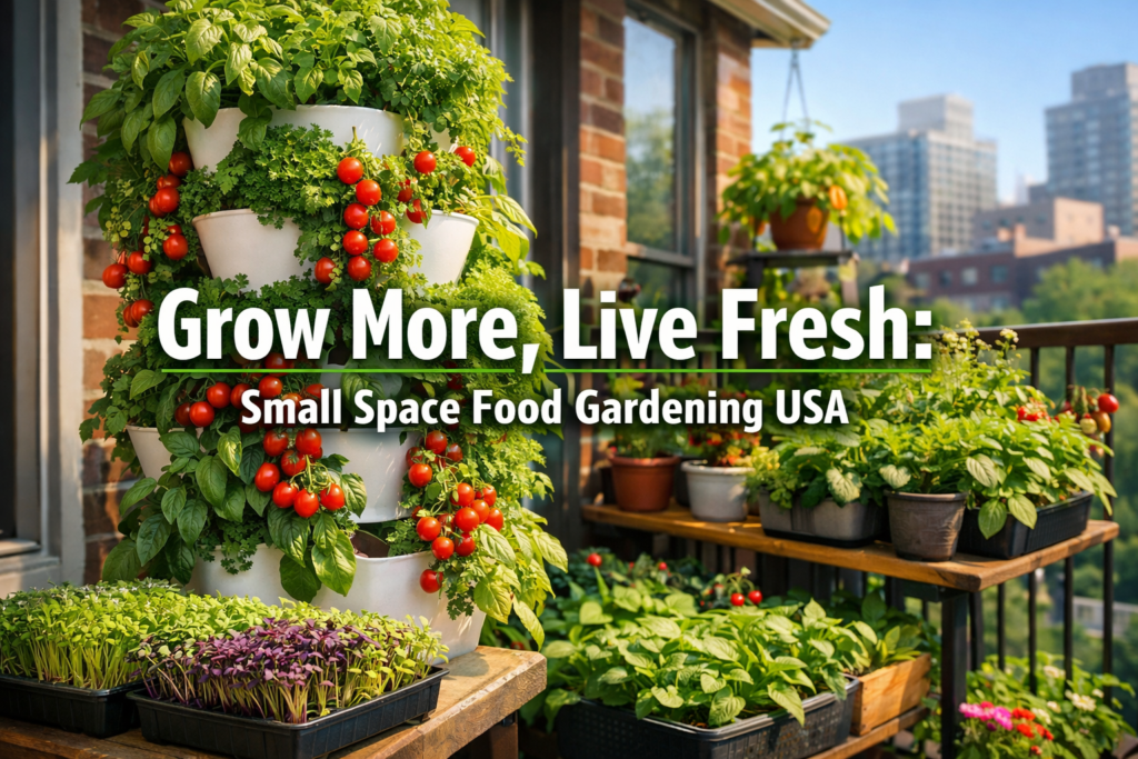 grow food in small space USA