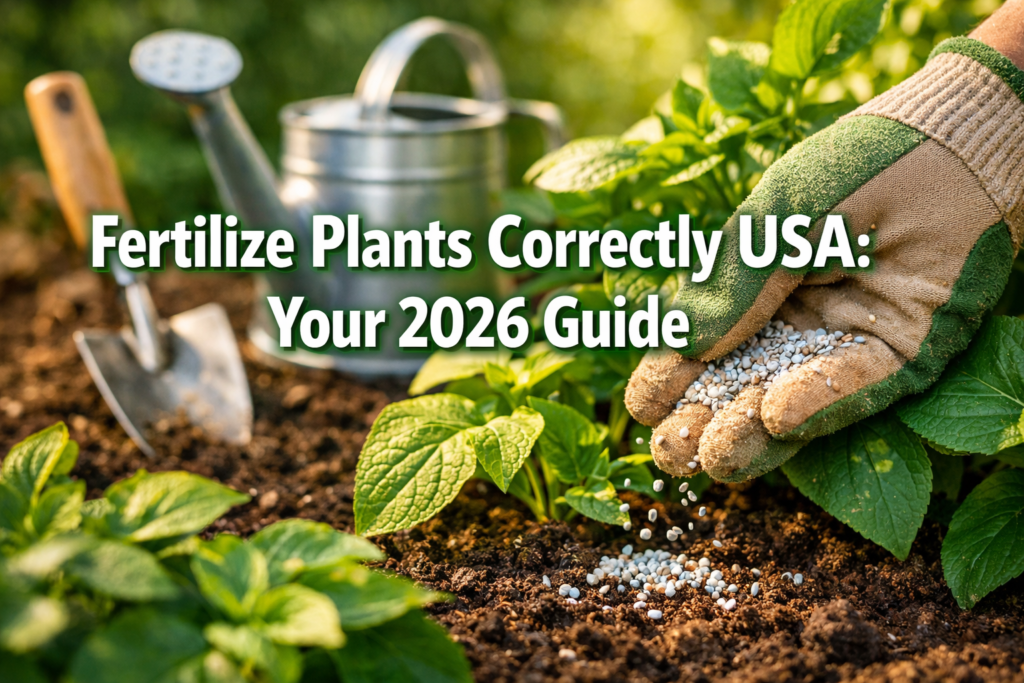 how to fertilize plants correctly USA