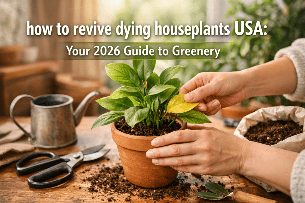 how to revive dying houseplants USA