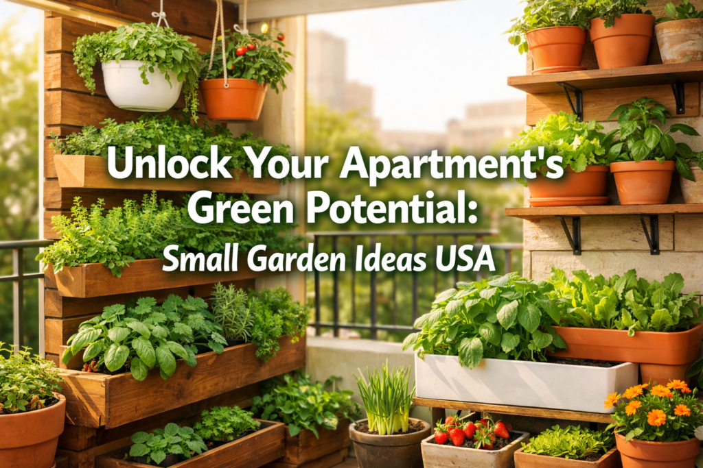 small garden ideas for apartments USA