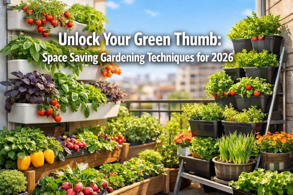 space saving gardening techniques