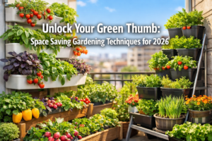 space saving gardening techniques