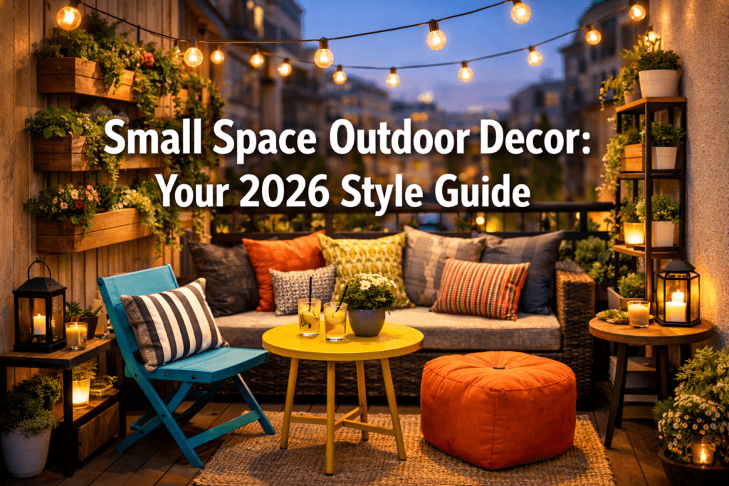 what are the best outdoor décor ideas for small spaces?
