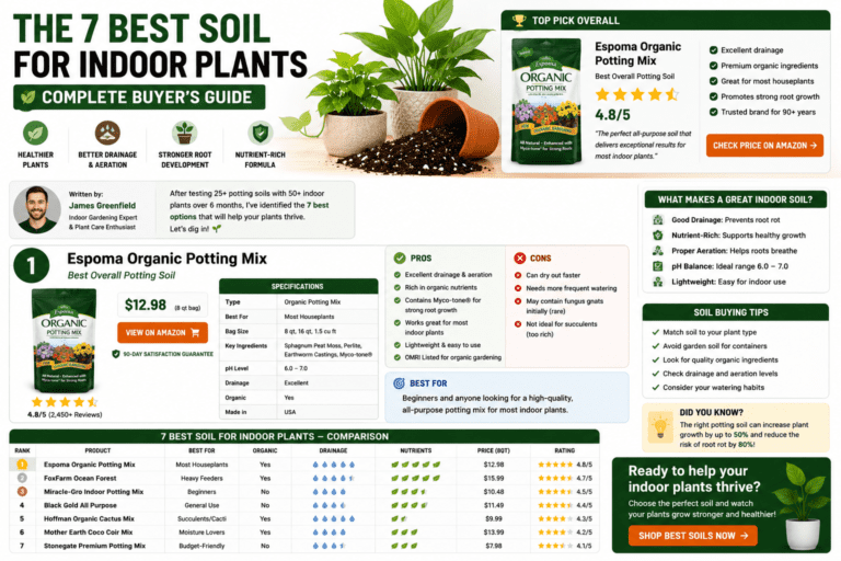Best Soil For Indoor Plants 2026: Expert Tested & Reviewed