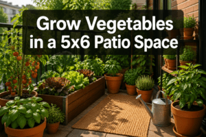 Can you grow vegetables successfully in a 5x6 foot patio space?