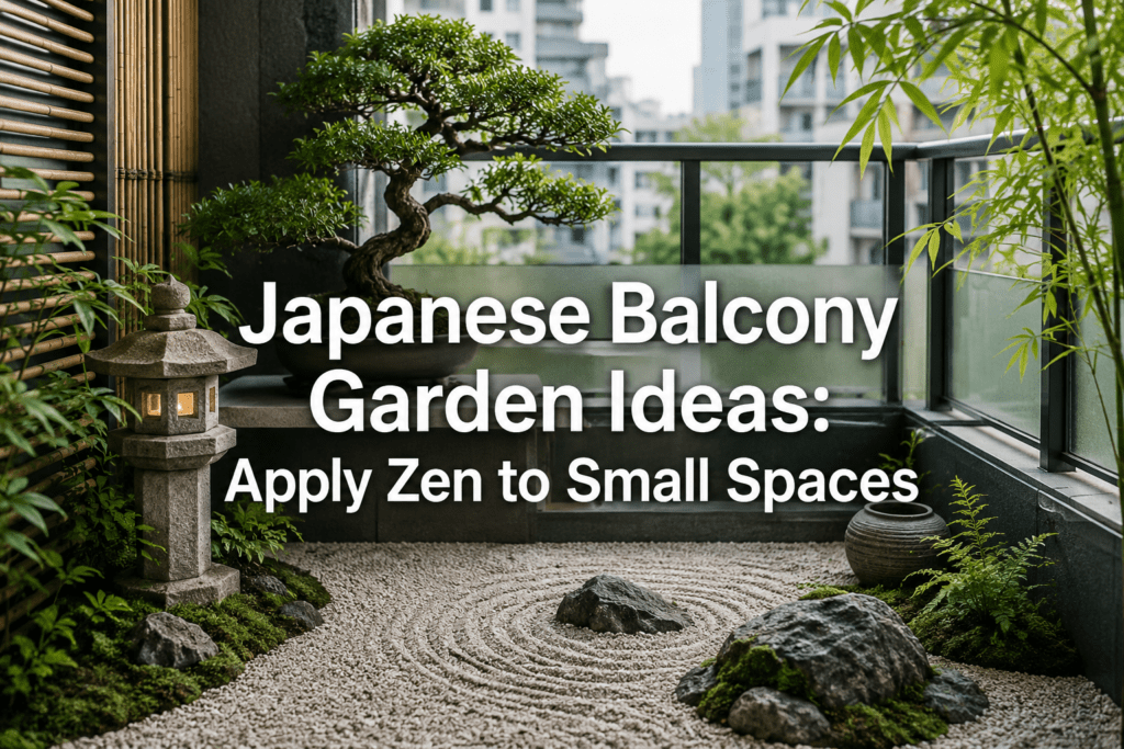 Japanese Balcony Garden Ideas: How to Apply Zen Design to Small Spaces