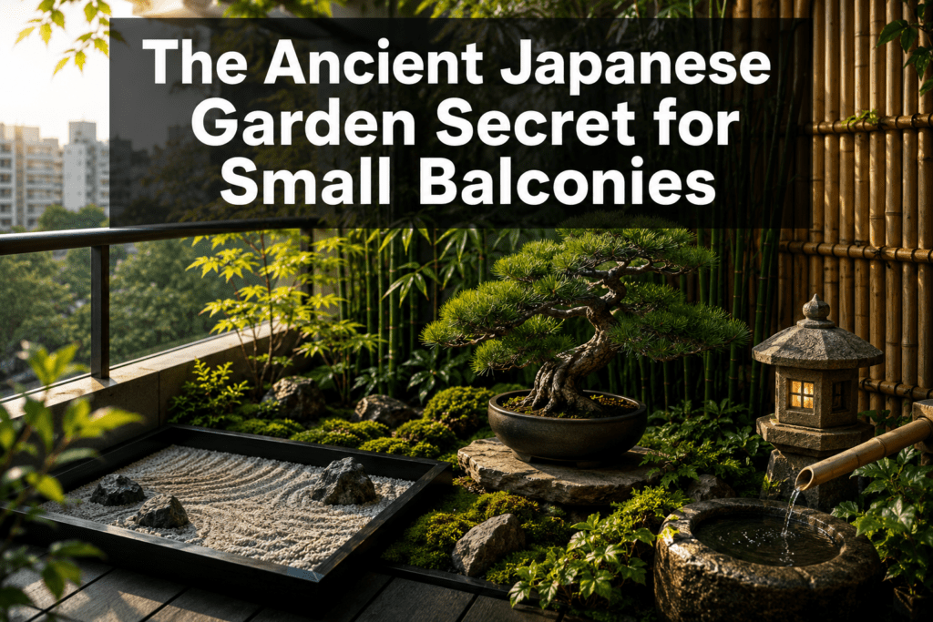The Ancient Japanese Garden Secret That Works Perfectly for Small Apartment Balconies
