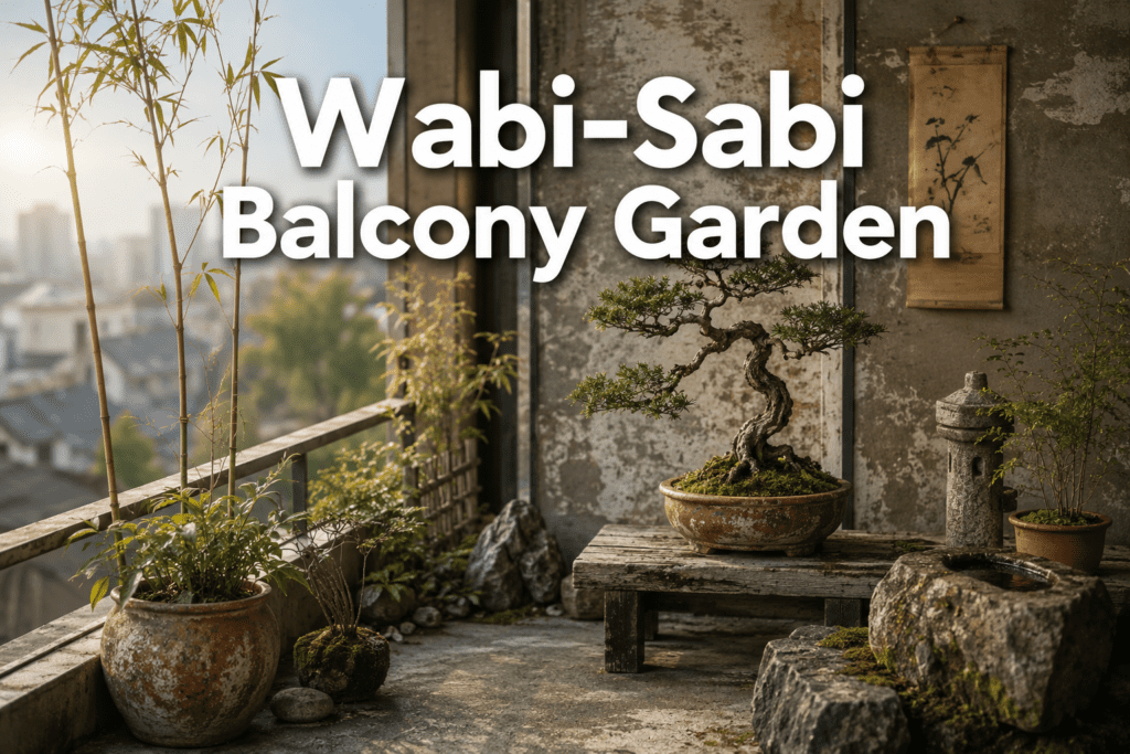 Wabi-Sabi Balcony Garden: The Japanese Design Philosophy for Imperfect Small Gardens