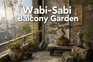 Wabi-Sabi Balcony Garden: The Japanese Design Philosophy for Imperfect Small Gardens