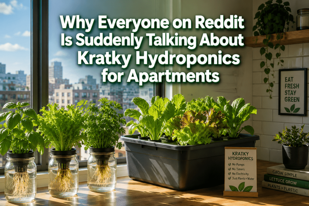 Why Everyone on Reddit Is Suddenly Talking About Kratky Hydroponics for Apartments