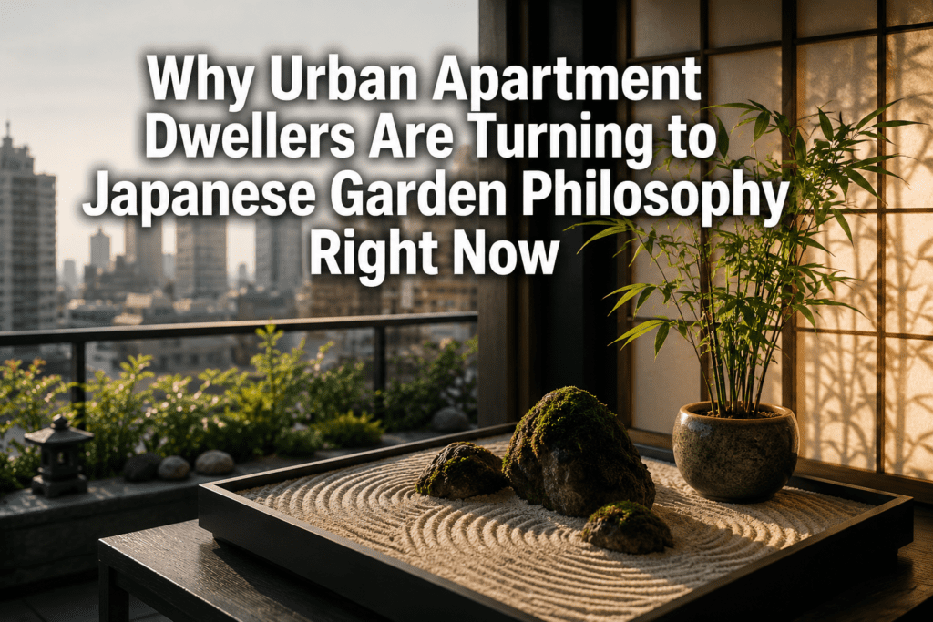 Why Urban Apartment Dwellers Are Turning to Japanese Garden Philosophy Right Now