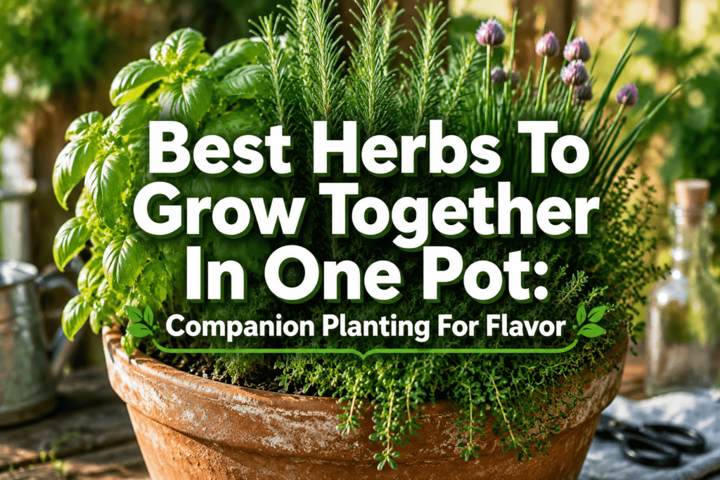 Best herbs to grow together in one pot — companion herb planting