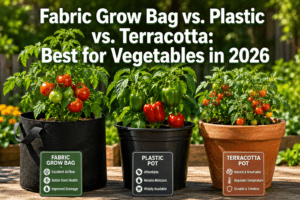 Fabric grow bag vs plastic pot vs terracotta — which actually grows better vegetables