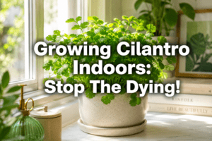Growing cilantro in an apartment — why it keeps dying and how to fix it
